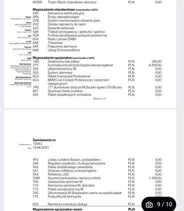 BMW Seria 1 cena 89900 przebieg: 114237, rok produkcji 2021 z Warszawa małe 232